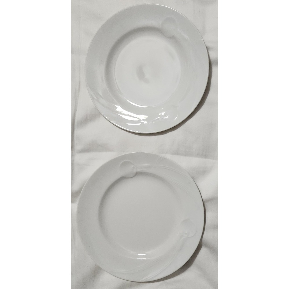 Set Of 2 Mikasa Classic Flair Calla Lilly 8"‎ Salad Plate